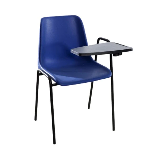 Sedia Milena con scrittoio blu