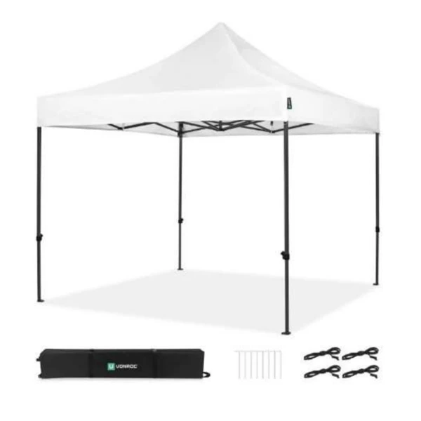Gazebo 3x3 bianco
